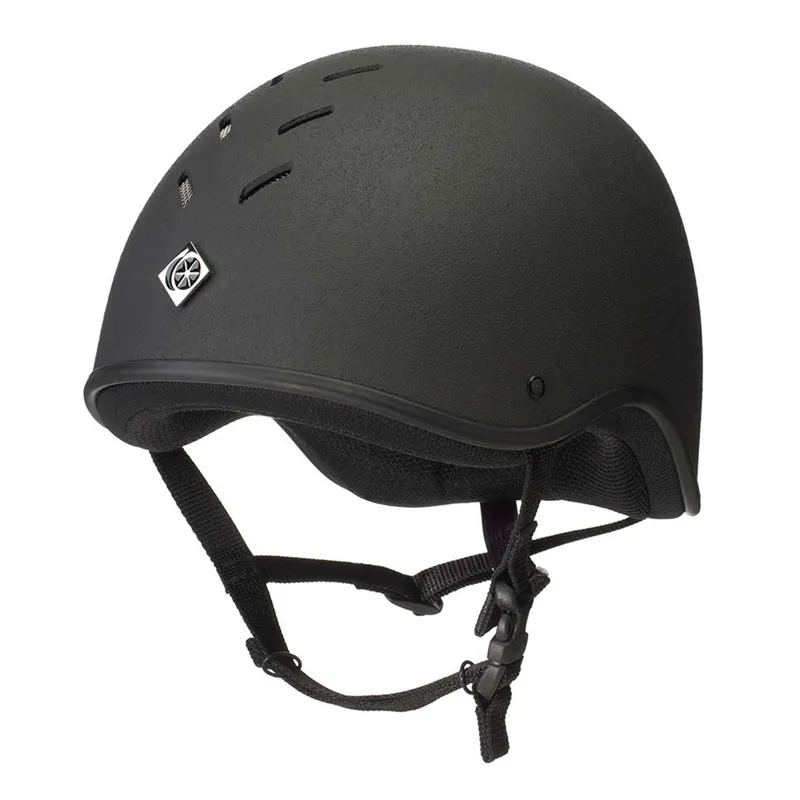 Charles Owen Young Rider Jockey Skull - Black